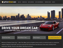 Tablet Screenshot of gothamdreamcars.com